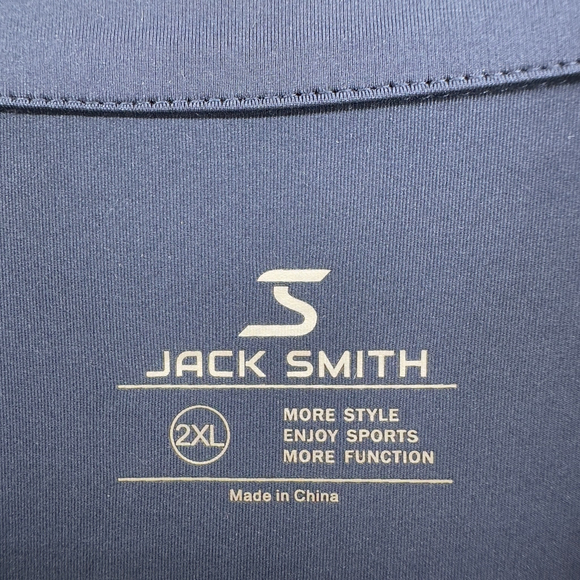NWT JACK SMITH Blue TENNIS SPORTS Athletic Dress GOLF Long Sleeve WOMENS 2XL 2X - Picture 6 of 9
